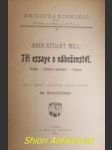 Tři essaye o náboženství - příroda - užitečnost náboženství - theismus - mill john stuart - náhled