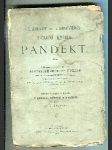 Učební kniha pandekt. 3. díl, kniha 4. a 5.: O poměrech rodinných a o dědictví - náhled