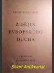 Z dějin evropského ducha - troeltsch ernst - náhled