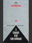 Á chaque état son chomage bouchoux jacques, hervelin mar - náhled