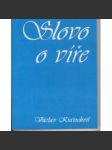 Slovo o víře - náhled