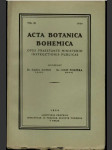 Acta Botanica Bohemica - náhled
