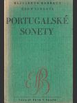Portugalské sonety - náhled