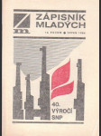 Zépisník mladých srpen 1984 - náhled