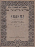 Brahms Streichquartett String Quartet Quatuor a Cordes No 372. - náhled