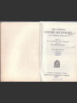The concise Oxford Dictionary of current English. - náhled