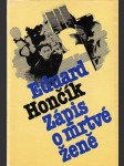 Zápis o mrtvé ženě - náhled