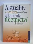 Aktuality z vedení a kontroly účetnictví - náhled