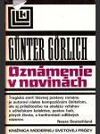 Oznámenie v novinách - náhled