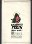 Města a roky - náhled