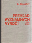 Prehľad významných výročí - náhled