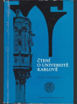 Čtení o universitě Karlově - náhled