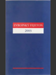 Evropský fejeton 2003 - náhled