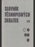 Slovník těsnopisných zkratek - náhled