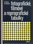 Fotografické, filmové a reprografické tabulky - náhled