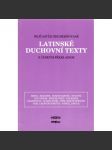 Latinské duchovní texty s českým překladem - náhled