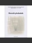 Sborník přednášek - náhled