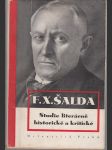 Studie literárně historické a kritické - náhled
