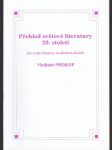 Přehled světové literatury 20. století + čítanka - náhled