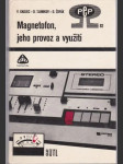 Magnetofon, jeho provoz a využití - náhled