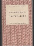 O literatuře  - náhled