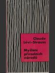 Myšlení přírodních národů - náhled