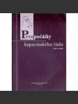 Prvopočátky kapucínského řádu - náhled