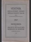 Věstník královské české společnosti nauk - náhled