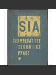 SIA - Sedmdesát let technické práce 1865-1935 [Obsahuje: technika, strojírenství, hornictví, urbanismus, stavitelství, uhlí, motory, stroje, továrny, ad. ; Sdružení inženýrů a architektů] - náhled