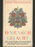 O Mensch Gibacht - náhled