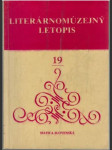 Literárnomúzejný letopis 19 - náhled