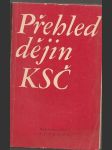 Přehled dějin KSČ - náhled