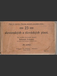23 slovenských a slováckých písní - náhled