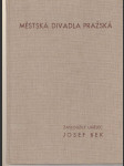 Městská divadla pražská - náhled