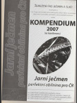 Kompendium 2007 ke konferenci Jarní ječmen perfektní obilnina pro ČR - náhled