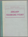 Základy technické fysiky- Horák - náhled