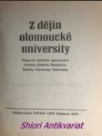 Z dějin olomoucké university - kolektiv pracovníků katedry historie ff up - náhled