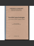 Sociální psychologie (vybrané kapitoly se zřetelem k učitelskému vzdělání) - náhled