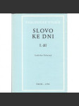 Slovo ke dni I. - náhled