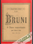 Bruni - 6 Duos concertants pour Violon en Alto - náhled