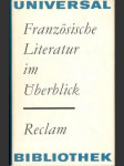 Franzosische Literatur im Uberblick - náhled