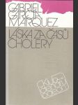 Láska za časů cholery - náhled
