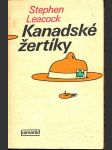 Kanadské žertíky leacock stephen - náhled