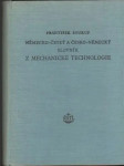 Německo-český a česko-německý slovník z mechanické technologie - náhled