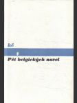 Pět belgických novel - náhled