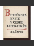 Betlémská kaple v české literatuře - náhled