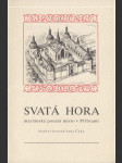 Svatá Hora: Mariánské poutní místo v Příbrami - náhled