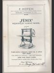 Reklama F. Kotek Mandl Fénix - náhled