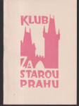 Klub za starou Prahu - náhled
