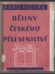Dějiny českého písemnictví - náhled
